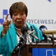 Rep. Eddie Bernice Johnson (D-Texas) at a campaign event in Dallas, July 2019. The head of the House science committee has launched an investigation related to Sharpiegate.